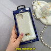 قاب گوشی iPhone 15 آیفون نگین دار سواروسکی پلاک فلزی اورجینال محافظ لنز دار سفید کد 57950