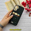 قاب گوشی Galaxy A36 سامسونگ سیلیکونی فانتزی برجسته لنز کرومی لاکچری طرح Lucky everyday مشکی کد 57376