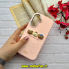 قاب گوشی Galaxy A36 سامسونگ سیلیکونی فانتزی برجسته لنز کرومی لاکچری طرح Lucky everyday صورتی کد 57377