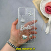 قاب گوشی Galaxy A12 - Galaxy M12 سامسونگ فانتزی برجسته رزینی Luxury Case طرح عروسکی کرومی کد 57999