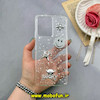 قاب گوشی Redmi Note 12 4G شیائومی فانتزی برجسته رزینی Luxury Case طرح عروسکی کرومی کد 58099