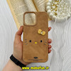 قاب گوشی iPhone 12 Pro Max آیفون جیر فانتزی اورجینال ایربگ دار Creative Case عسلی کد 58282