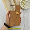 قاب گوشی iPhone 16 Pro Max آیفون جیر فانتزی اورجینال ایربگ دار Creative Case عسلی کد 58304