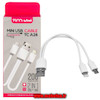 کابل تبدیل USB به microUSB و لایتنینگ تسکو مدل TC-A28 طول 0.2 متر