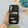 قاب گوشی Galaxy A24 سامسونگ اورجینال چرمی کلاسیک مشکی محافظ لنزدار ایربگ دار طرح The North Face کد 58752