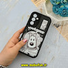 قاب گوشی Galaxy A54 سامسونگ اورجینال چرمی کلاسیک مشکی محافظ لنزدار ایربگ دار طرح سگ کد 58768