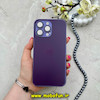 قاب گوشی iPhone 15 Pro Max آیفون مدل PVD ضد خش پشت گلس شیشه ای محافظ لنز دار بنفش کد 58330
