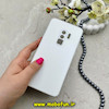 قاب گوشی Galaxy S9 Plus سامسونگ مدل PVD ضد خش پشت گلس شیشه ای محافظ لنز دار سفید کد 58347