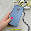 قاب گوشی Galaxy S9 Plus سامسونگ مدل PVD ضد خش پشت گلس شیشه ای محافظ لنز دار بنفش کد 58350
