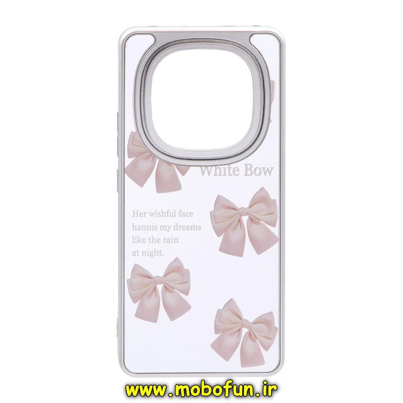 قاب گوشی Redmi Note 14 Pro 5G / Redmi Note 14 Pro Plus شیائومی اورجینال فانتزی سخت آینه ای ایربگ دار طرح پاپیونی کیوت کد 48251