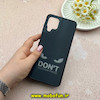 قاب گوشی Galaxy A12 - Galaxy M12 سامسونگ طرح ضد ضربه هولوگرافیک چند بعدی لاکچری طرح Dont tuch my phone کد 58853