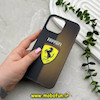 قاب گوشی iPhone 16 Pro Max آیفون هارد Hard چاپی درجه یک Car Design طرح اسپرت Ferrari مشکی کد 57774