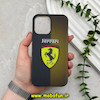 قاب گوشی iPhone 16 آیفون هارد Hard چاپی درجه یک Car Design طرح اسپرت Ferrari مشکی کد 57767