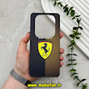 قاب گوشی Redmi Note 14 Pro 5G / Redmi Note 14 Pro Plus شیائومی هارد Hard چاپی درجه یک Car Design طرح اسپرت Ferrari مشکی کد 57790