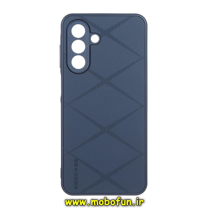 قاب گوشی Galaxy A26 سامسونگ مدل PVD ضد خش پشت گلس شیشه ای Pro Case محافظ لنز دار سرمه ای کد 48342