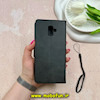 کیف گوشی Galaxy J6 Plus سامسونگ مگنتی طرح چرم کتابی محافظ لنزدار بنددار مشکی کد 59149