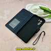 کیف گوشی Poco F3 - Mi 11i شیائومی مگنتی طرح چرم کتابی محافظ لنزدار بنددار سرمه ای کد 59173