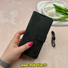 کیف گوشی Galaxy S8 Plus سامسونگ مگنتی طرح چرم کتابی محافظ لنزدار بنددار مشکی کد 59224