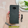 کیف گوشی Galaxy S8 Plus سامسونگ مگنتی طرح چرم کتابی محافظ لنزدار بنددار مشکی کد 59224