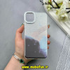 قاب گوشی iPhone 11 Pro Max آیفون اورجینال HI FRIEND لاکچری فانتزی اکلیلی طلقی لنز شاین طرح کهکشان کد 59452