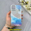 قاب گوشی iPhone 11 آیفون اورجینال HI FRIEND لاکچری فانتزی اکلیلی طلقی لنز شاین طرح کهکشان کد 59447