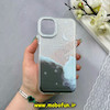 قاب گوشی iPhone 11 آیفون اورجینال HI FRIEND لاکچری فانتزی اکلیلی طلقی لنز شاین طرح کهکشان کد 59448