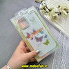 قاب گوشی iPhone 12 Pro Max آیفون اورجینال HI FRIEND لاکچری فانتزی اکلیلی طلقی لنز شاین طرح پروانه کیوت کد 59463