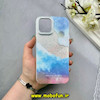 قاب گوشی iPhone 12 Pro Max آیفون اورجینال HI FRIEND لاکچری فانتزی اکلیلی طلقی لنز شاین طرح کهکشان کد 59465
