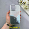 قاب گوشی iPhone 15 Pro Max آیفون اورجینال HI FRIEND لاکچری فانتزی اکلیلی طلقی لنز شاین طرح کهکشان کد 59489