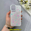قاب گوشی iPhone 12 - iPhone 12 Pro آیفون اورجینال HI FRIEND لاکچری فانتزی اکلیلی طلقی لنز شاین طرح قلب کیوت کد 59457