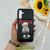 قاب گوشی Galaxy A15 سامسونگ اورجینال چرمی پافری فانتزی برجسته طرح خرس تدی RICCH مشکی کد 59321