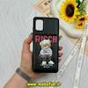 قاب گوشی Galaxy A51 سامسونگ اورجینال چرمی پافری فانتزی برجسته طرح خرس تدی RICCH مشکی کد 59336