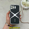 قاب گوشی iPhone 12 Pro Max آیفون اورجینال لاکچری دیزاین عنکبوتی GKK CASE آینه ای محافظ لنزدار خاکستری کد 59280
