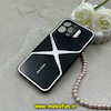قاب گوشی iPhone 15 Pro Max آیفون اورجینال لاکچری دیزاین عنکبوتی GKK CASE آینه ای محافظ لنزدار مشکی کد 59289