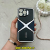 قاب گوشی iPhone 16 Pro Max آیفون اورجینال لاکچری دیزاین عنکبوتی GKK CASE آینه ای محافظ لنزدار سرمه ای کد 59294