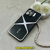 قاب گوشی iPhone 16 Pro Max آیفون اورجینال لاکچری دیزاین عنکبوتی GKK CASE آینه ای محافظ لنزدار خاکستری کد 59295