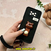 قاب گوشی Poco X3 - Poco X3 Pro شیائومی Solid کنفی لاکچری بند دار محافظ لنزدار طرح خرس تدی کیوت مشکی کد 59426