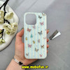 قاب گوشی iPhone 15 Pro Max آیفون اورجینال Unique Case فانتزی Hard لیزری استندشو طرح پروانه رنگی کیوت کد E6-59392