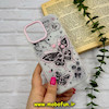 قاب گوشی iPhone 12 Pro Max آیفون اورجینال Unique Case فانتزی Hard طرح گل و پروانه Baby کیوت کد 59744
