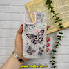 قاب گوشی iPhone 12 Pro Max آیفون اورجینال Unique Case فانتزی Hard طرح گل و پروانه Baby کیوت کد 59744