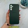قاب گوشی Galaxy A15 سامسونگ مدل PVD ضد خش پشت گلس شیشه ای محافظ لنز دار سبز کد 59505