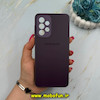 قاب گوشی Galaxy A33 سامسونگ مدل PVD ضد خش پشت گلس شیشه ای محافظ لنز دار بنفش کد 59520