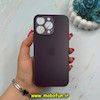قاب گوشی iPhone 13 Pro آیفون مدل PVD ضد خش پشت گلس شیشه ای محافظ لنز دار بنفش کد 59536