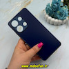 قاب گوشی Redmi Note 13 4G شیائومی مدل PVD ضد خش پشت گلس شیشه ای محافظ لنز دار سرمه ای کد 59548