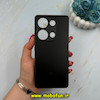 قاب گوشی Redmi Note 13 Pro 4G / Poco M6 Pro 4G شیائومی مدل PVD ضد خش پشت گلس شیشه ای محافظ لنز دار مشکی کد 59553