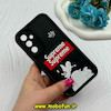 قاب گوشی Galaxy A24 سامسونگ طرح Solid عروسکی سیلیکونی برجسته محافظ لنزدار طرح Supreme مشکی کد 59572
