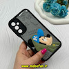 قاب گوشی Galaxy A24 سامسونگ طرح Solid عروسکی سیلیکونی برجسته محافظ لنزدار طرح میکی موس مشکی کد 59573
