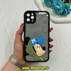 قاب گوشی iPhone 11 Pro Max آیفون طرح Solid عروسکی سیلیکونی برجسته محافظ لنزدار طرح میکی موس مشکی کد 59581