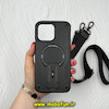 قاب گوشی iPhone 14 Pro Max آیفون اورجینال ضد ضربه بتمن هولدر دار مگ سیف دار بند دار مشکی کد 59679