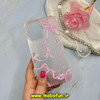 قاب گوشی iPhone 15 Pro Max آیفون اورجینال لاکچری فانتزی اکلیلی شاین طلقی طرح پاپیون کیوت کد 59690